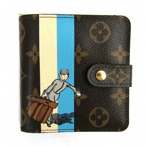 Louis Vuitton Compact Zip Bifold Wallet Monogram Groom